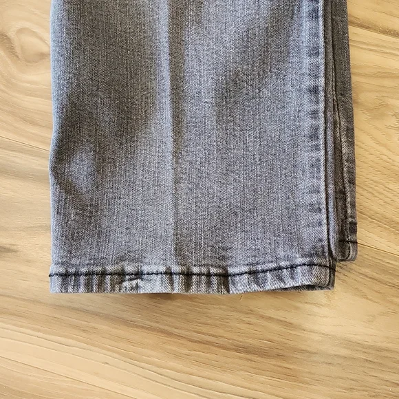 Levi's 514 Straight Fit Dark Gray Denim Jeans W 38 L 32 - Picture 4 of 5